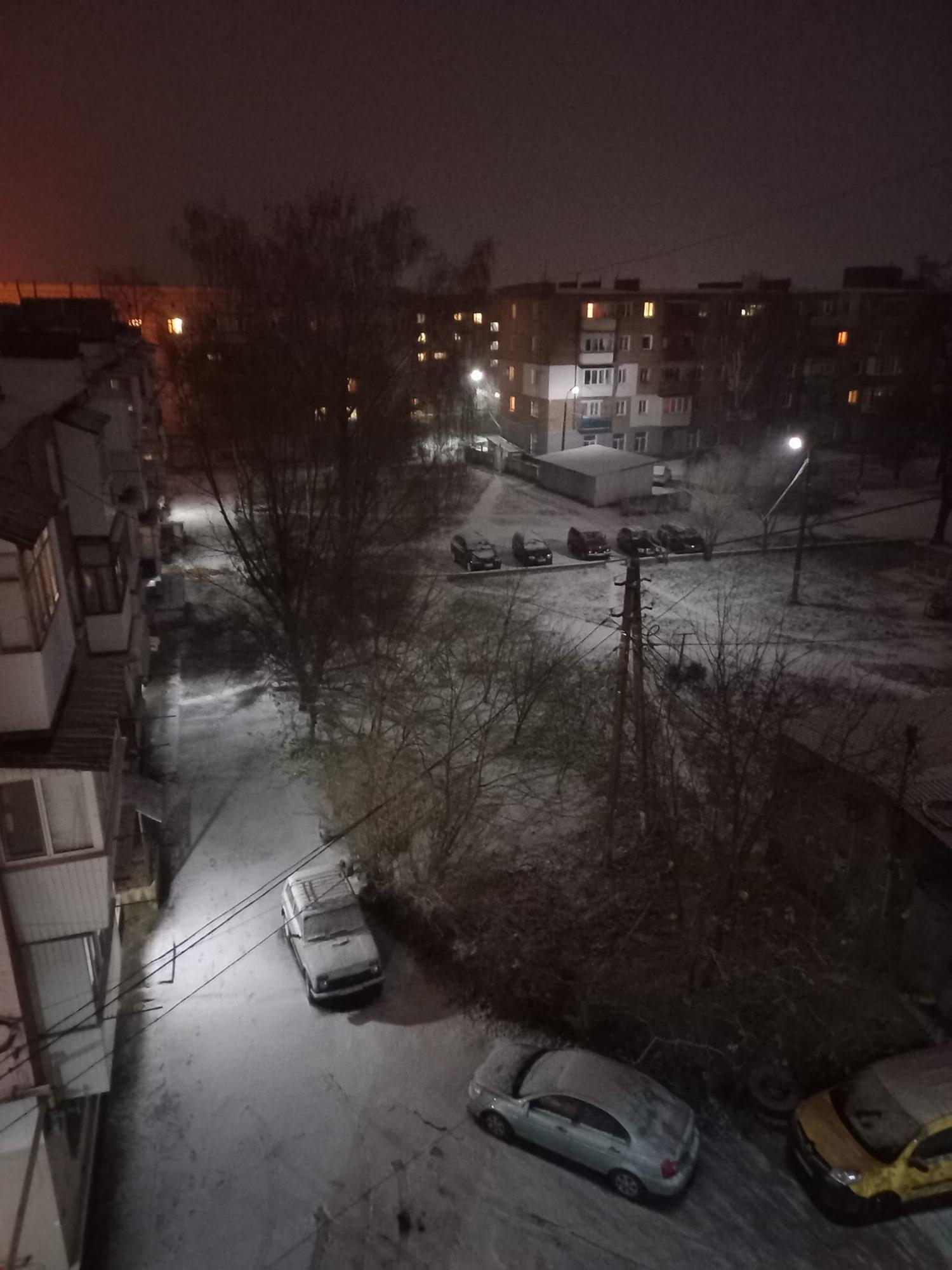 В Черниговской и Сумской областях выпал снег